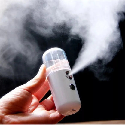 USB Mist Facial Sprayer – Rechargeable Nano Face Steamer & Skin Moisturizing Beauty Tool