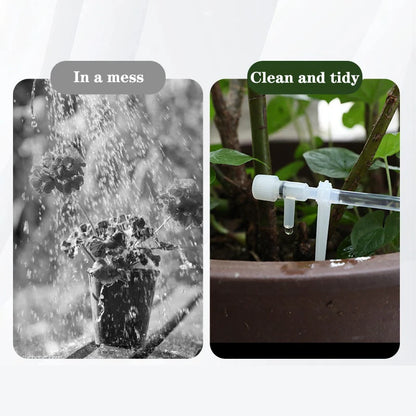 Garden Drip Irrigation Kit with Regulating Valve – Micro Dripper Watering System for Greenhouses & Potted Plants