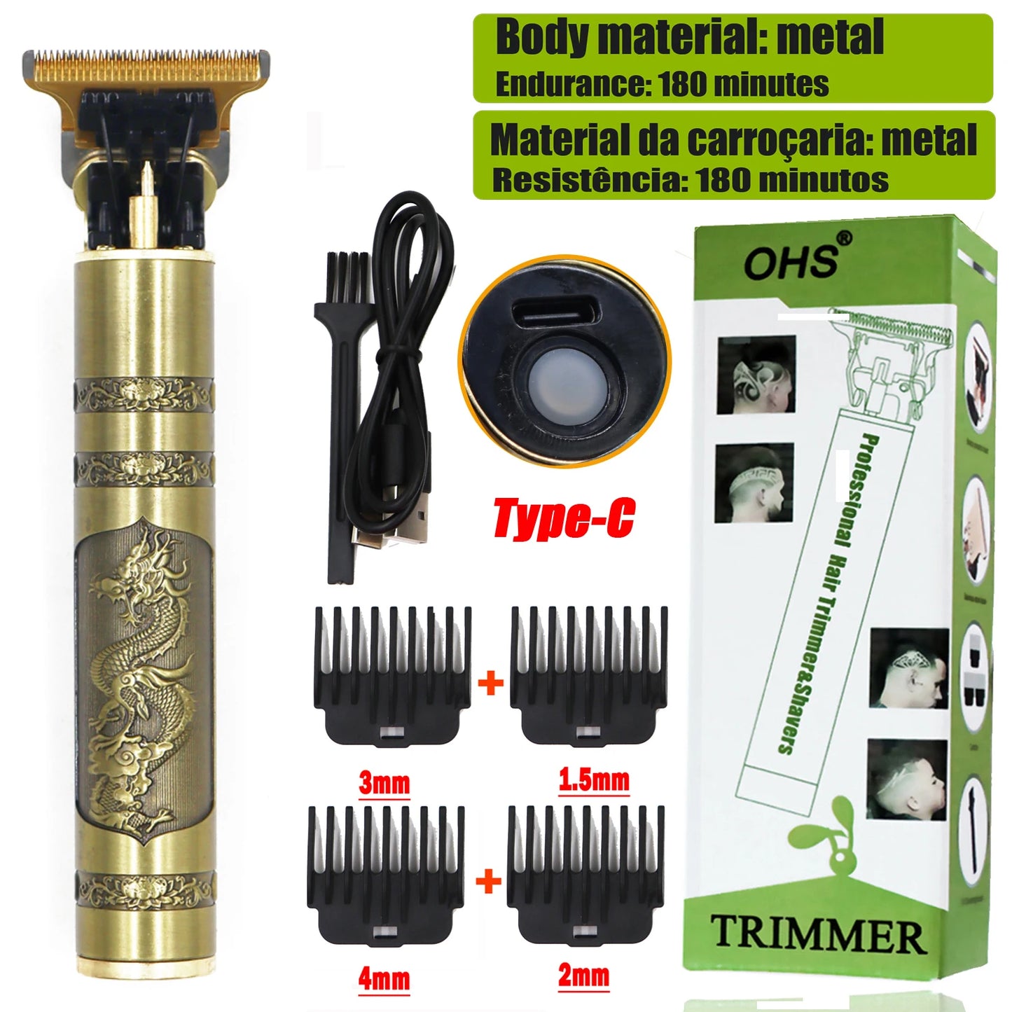 T9 Cordless Electric Hairber Shaver Hair Trimer Home Appliances Travel Barber Razors Shaving Machine for Men Trimmer Man