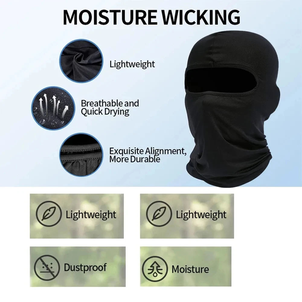 Men’s Full Face Balaclava Mask – Windproof, Breathable Sun Protection for Cycling, Hiking & Motorcycling