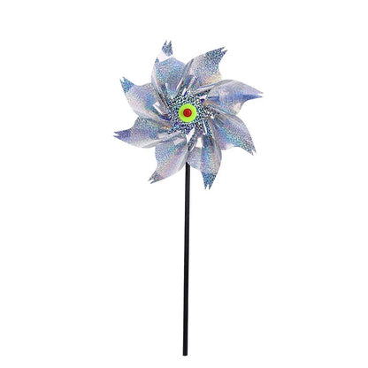 Bird Repeller Pinwheels Reflective Sparkly Scarecrow Pinwheel Windmill Spinner Garden Lawn Yard Decor Keep Birds Away Repellent