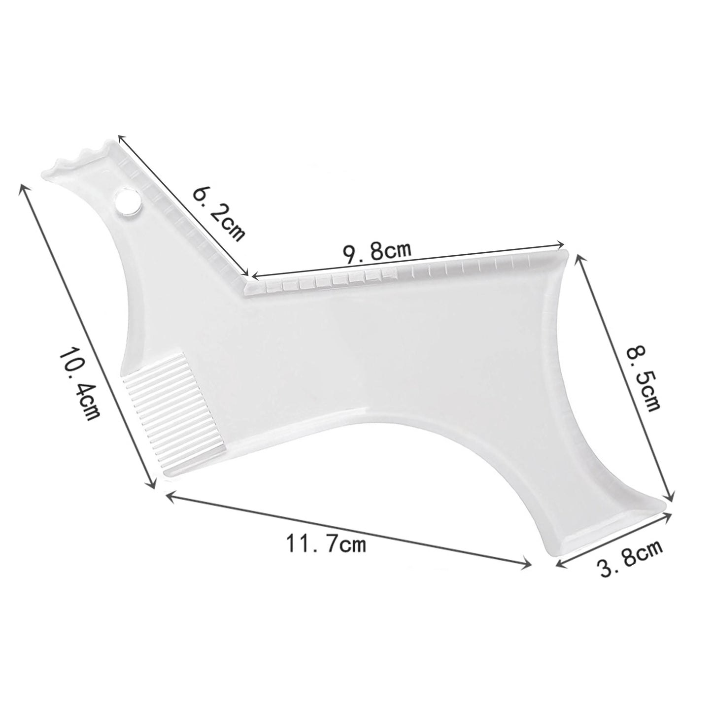 Beard Shaping Comb – All-in-One Beard Styling Template for Men
