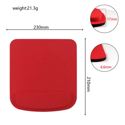 Colorful Wrist Mouse Pad – Large EVA Pad with Wrist Support for Office & Learning