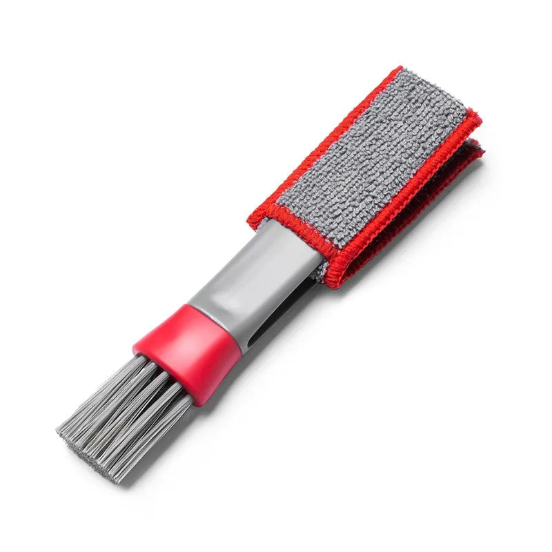 Car Air Vent Double Head Brushes – Multifunctional Auto Air Conditioner Cleaning Tool for Dusting and Interior Detailing