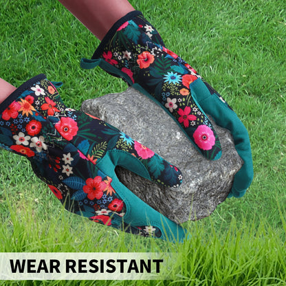 Women’s Gardening Gloves – Thorn-Proof Leather Gloves for Weeding, Planting & Outdoor Work