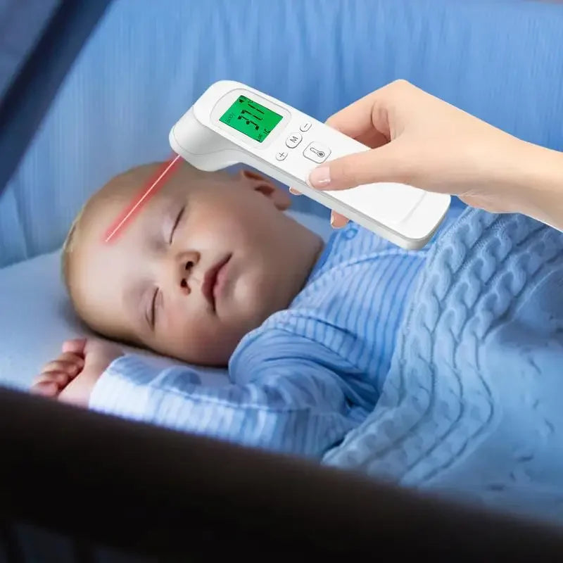 Medical No-Touch Forehead Thermometer – Infrared Digital Temperature Gauge for Adults & Kids Fever Detection
