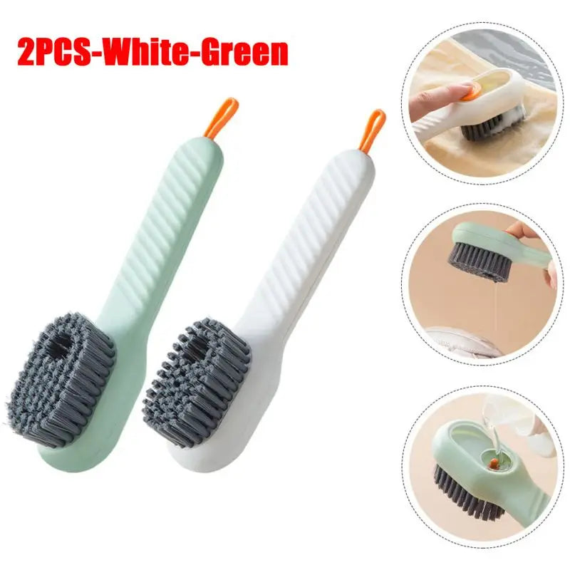 Multi-Function Automatic Spot Shoe Brush – Soft Bristle Handheld Cleaner with Liquid Dispenser