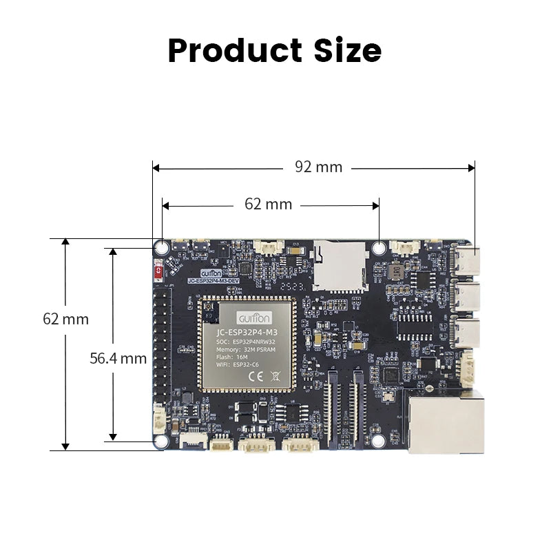 ESP32P4+ESP32-C6 development board ESP32P4 development board ESP32P4 smart board