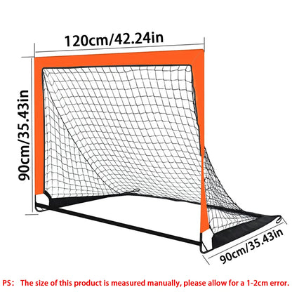 Pop-Up Football Goal Net – Garden Soccer Training Set for Kids with Carry Bag