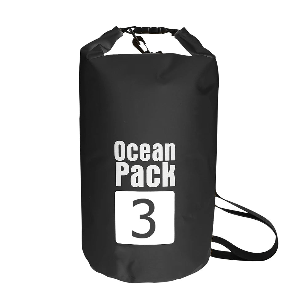 2L–10L Waterproof Dry Bag – Floating Sack for Swimming, Boating, River Trekking & Outdoor Sports
