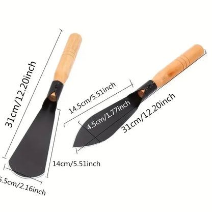 Multifunctional Garden Iron Hoe Shovel – Thickened Tool for Digging Wild Vegetables, Sea Plants & Flower Beds