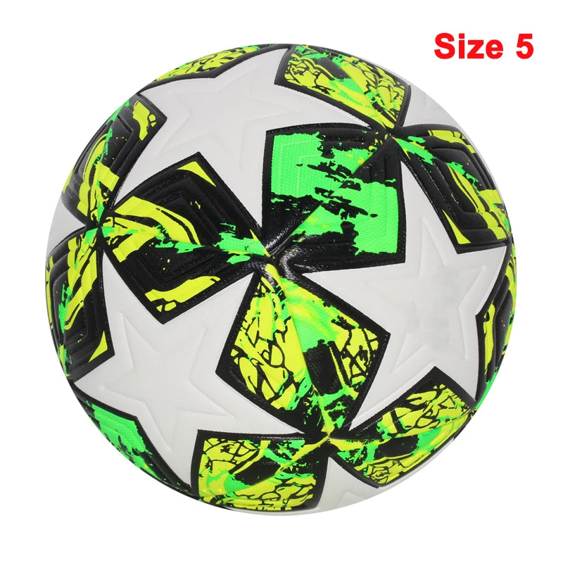 Standard Soccer Ball – Size 4 & 5 Seamless PU Football for Outdoor Sports & Training