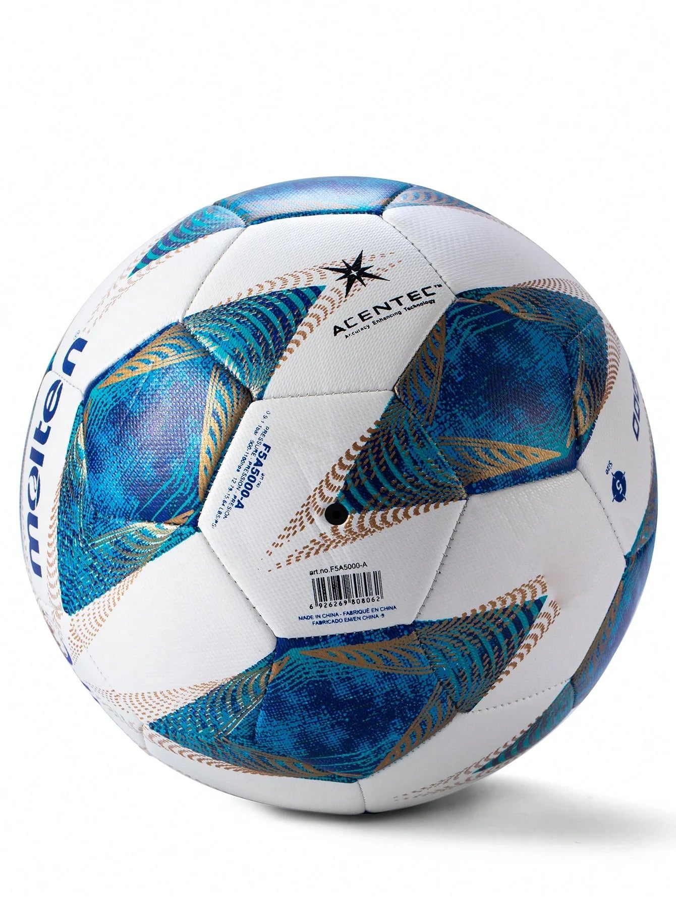 Molten Official Size 5 Football – Outdoor Soccer Match & Training Ball