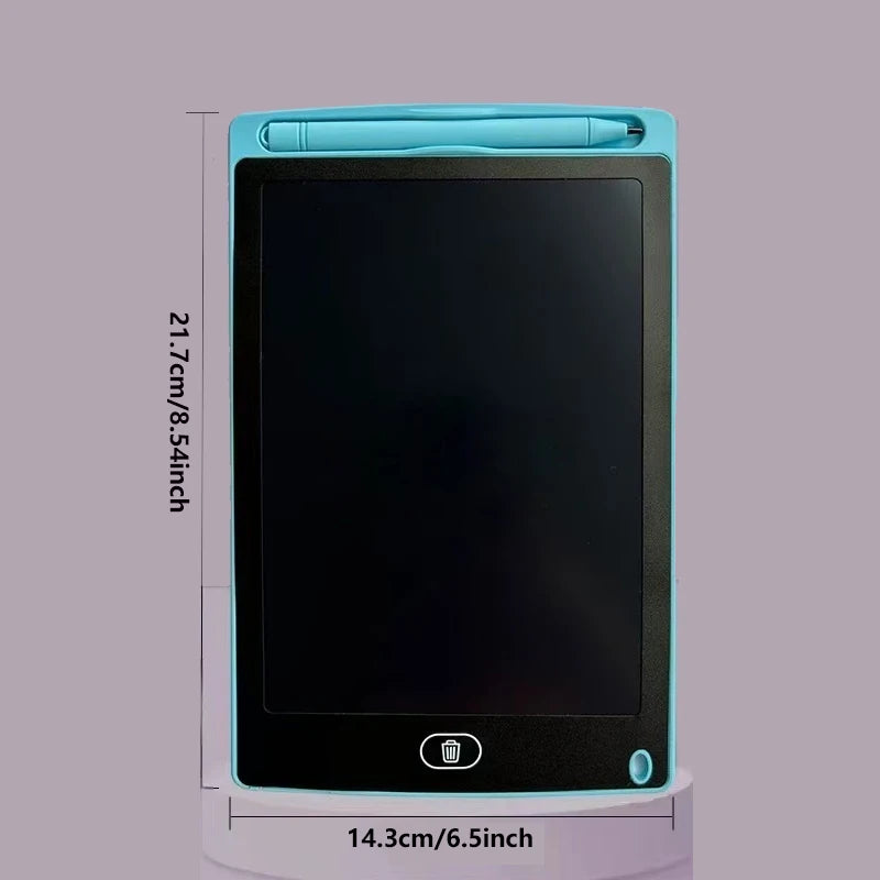 Multi-Size LCD Writing Tablet for Kids 6.5/8.5/10/12 Inch- Reusable Drawing Board, Eye Protection, Lock & Erase Educational Gift