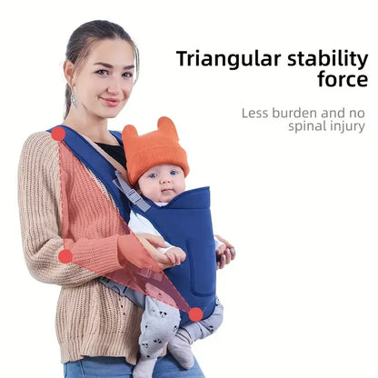 Baby Carrier Sling – Multifunctional Shoulder Baby Carrier with 4 Carrying Methods, All-Season Comfort (Front & Back Positions)