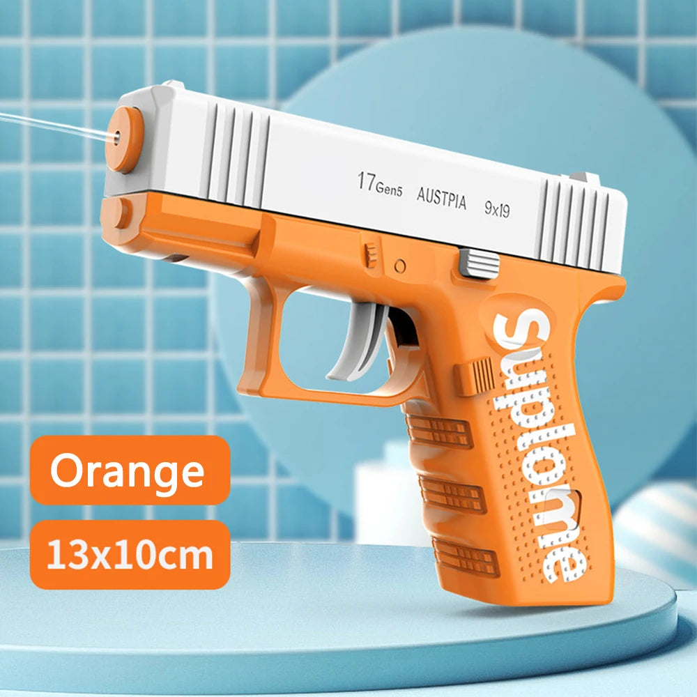 Summer Mini Water Gun Non Electric Pistol High-pressure Full Automatic Shooting Water Beach Toy Gun For Children Boy Girl Adults