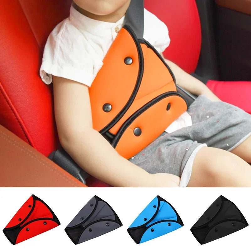 Adjustable Triangle Car Seat Belt Clip – Child Safety Seatbelt Positioner Pad