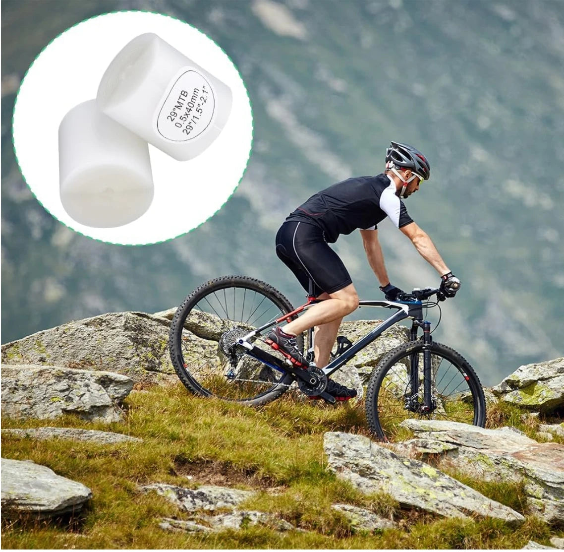 2pcs Bike Tire Liner Puncture-Proof Belt Pads – Anti-Puncture Tyre Protector Tape for 700C & 29" Tires
