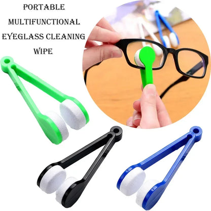 Microfiber Eyeglass Cleaning Brush – Portable Lens Cleaner for Glasses, Sunglasses & Travel Use