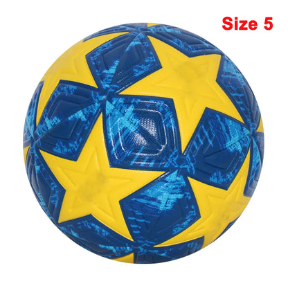 Standard Soccer Ball – Size 4 & 5 Seamless PU Football for Outdoor Sports & Training