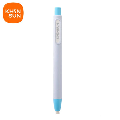 KHINSUN Press Retractable Pencil Eraser – Pen-Style Rubber Eraser for Clean Precision