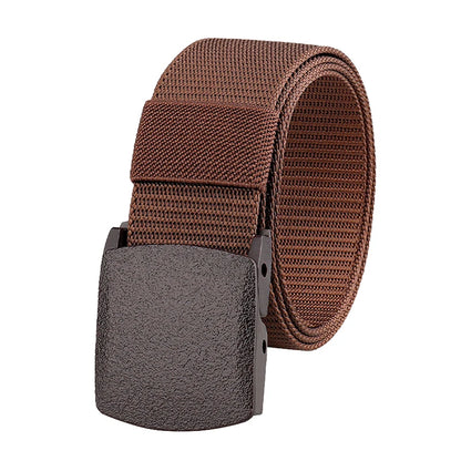 Casual Nylon Tactical Belt – Anti-Static, Durable, Quick-Release Buckle for Men & Women