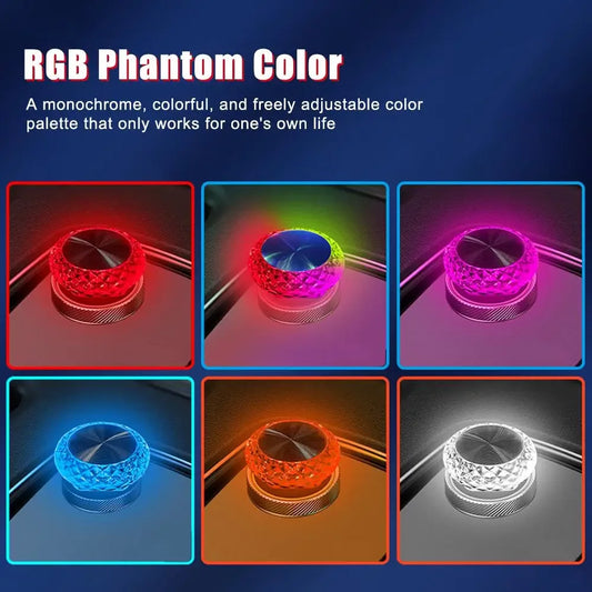 Car USB Ambient Lights – Portable Mini LED Atmosphere Lamps for Car & Computer Interior Decoration
