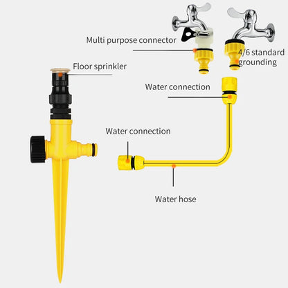 Adjustable Atomizing Buried Sprinkler Head Set – Garden Vegetable Sprinkler with Ground Plug for Efficient Irrigation