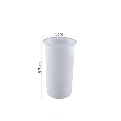 Silicone Striped Roman Column Candle Mold – DIY Silicone Candle Making Tool