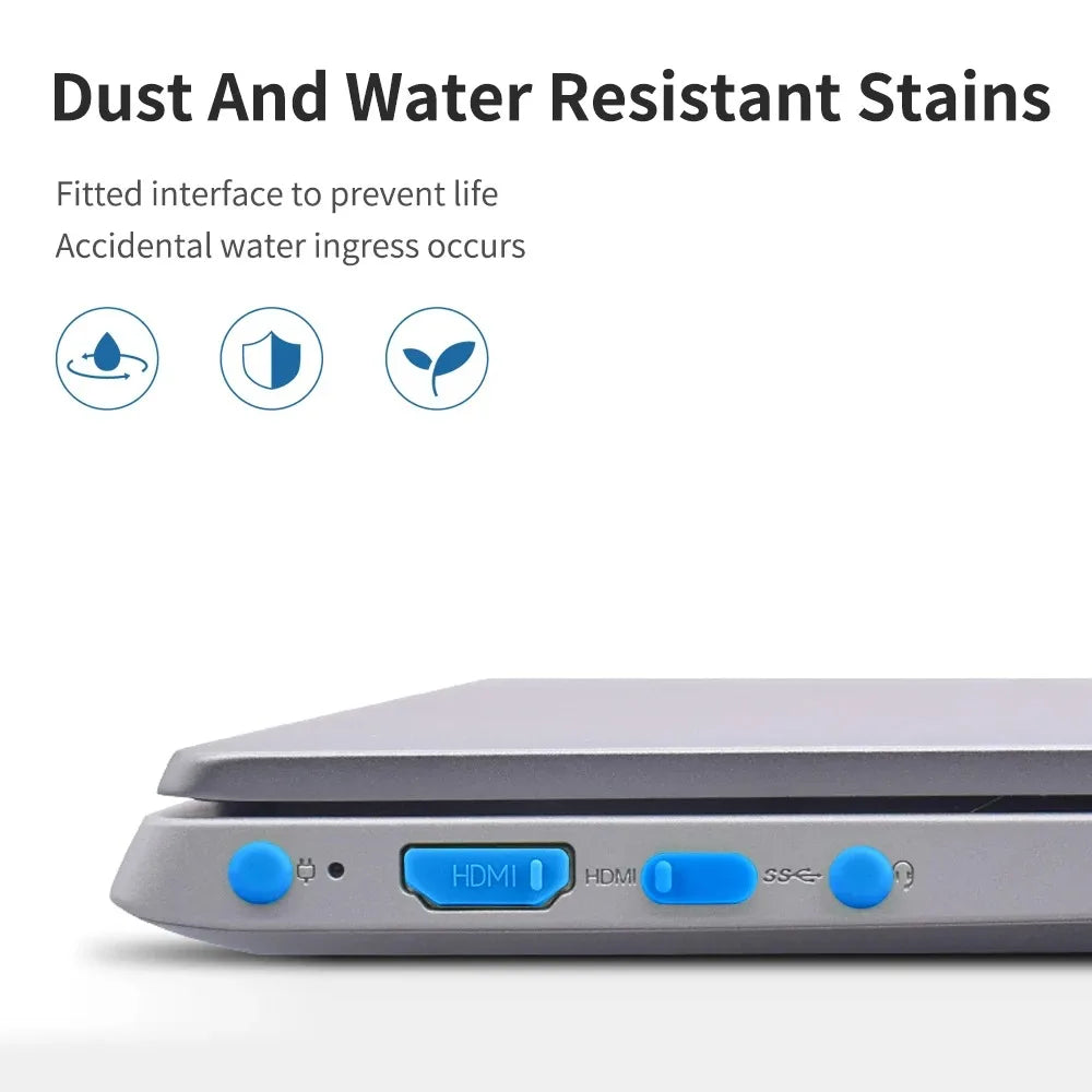 Silicone USB Type C Laptop Interface Dust Protectors Universal Notebook Anti Dust Plug For Laptop Accessories Anti-Dust Caps Set