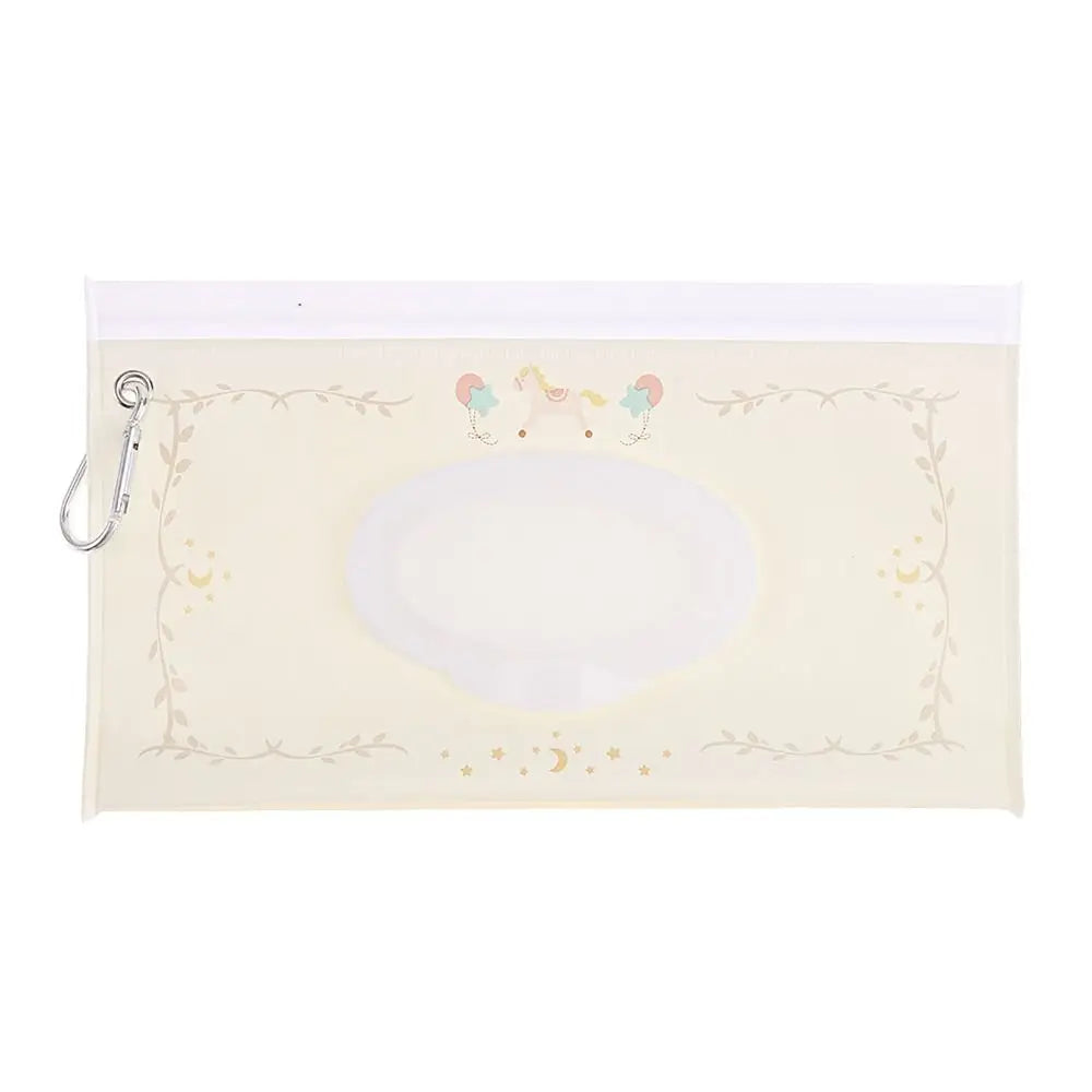 EVA Wet Wipes Bag – Portable Baby Wipes Pouch with Flip Cover & Snap-Strap Holder Case