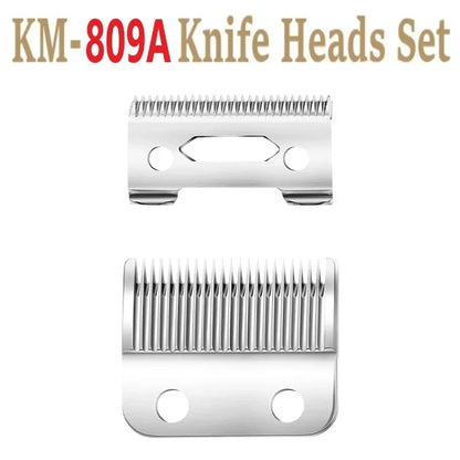 Kemei KM-809A Hair Clipper – Professional Wireless Trimmer with Stainless Blades & LED Display