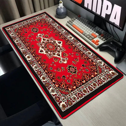 Persian Mouse Pad XXL – Extended Gaming Desk Mat & Office Mouse Carpet with Non-Slip Rubber Base