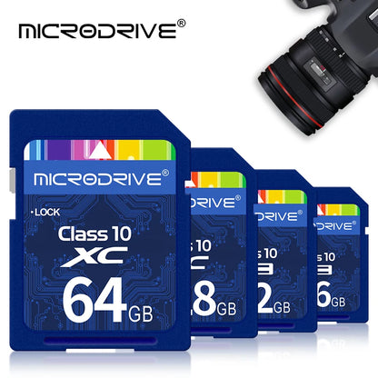 High-Speed Class 10 SD Card – 16GB, 32GB, 64GB, 128GB, 256GB Memory Card for Digital Cameras & Camcorders
