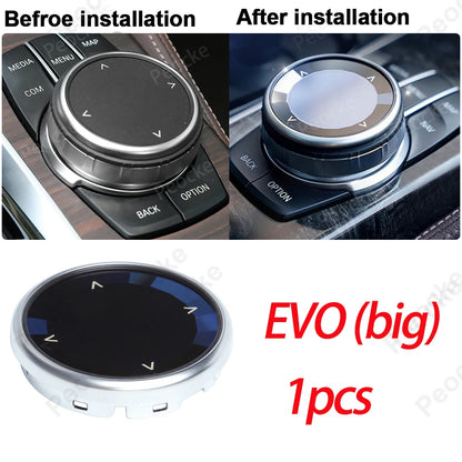 Crystal Multimedia Knob for BMW F33 F20 G20 G12 G30 F30 F11 Car Multimedia Buttons Cover G26 G29 F10 F06 F22 F36 Auto Accessory