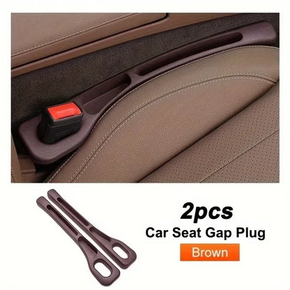 Car seat gap sealant, leak-proof filling strip, seat edge seam protector, and driver's seat storage strip to prevent loss.