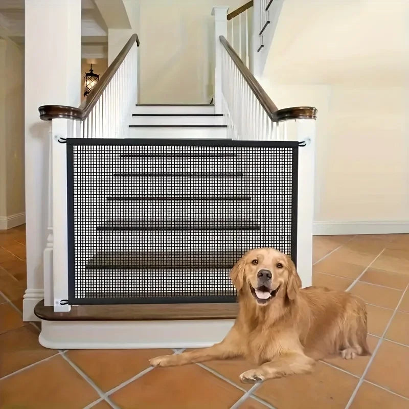 Dog Fence Netting Barrier – Foldable Breathable Mesh Pet & Baby Safety Fence