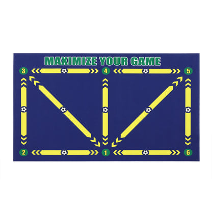 Thick Soccer Training Mat – 60x90cm Durable Non-Slip Foldable Mat for Indoor & Outdoor Use