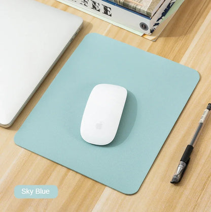 Small PU Mouse Pad – Non-Slip Waterproof Mouse Mat for PC, Laptop & Desktop Gaming
