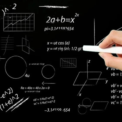 Blackboard Wallpaper Self-Adhesive Chalkboard Sticker – Removable & Reusable DIY Surface