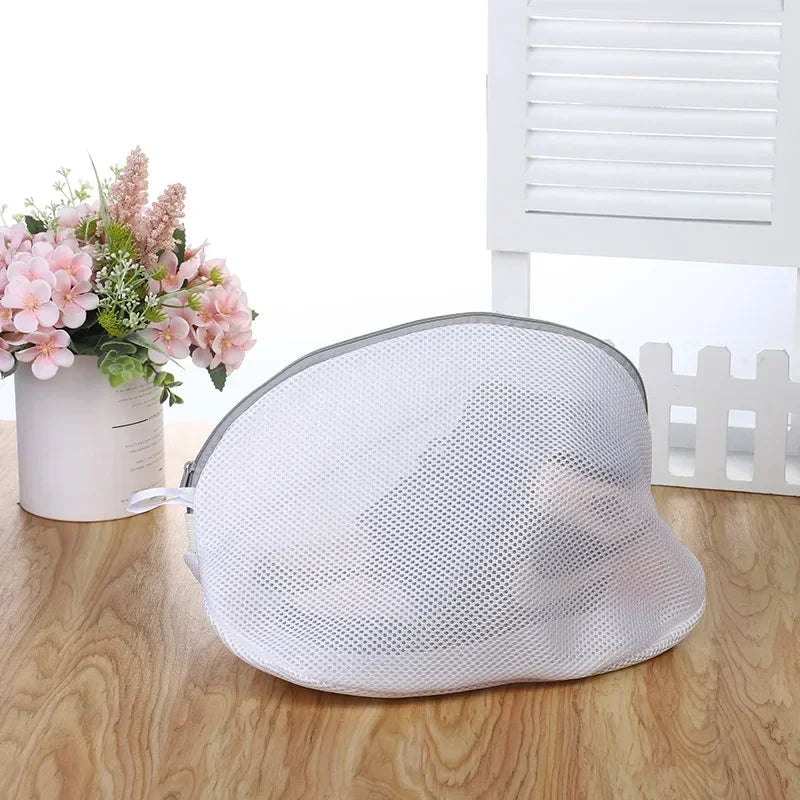 Mesh Shoe Laundry Bag – Zippered Washing Bag for Shoes, Travel & Clothing Protection