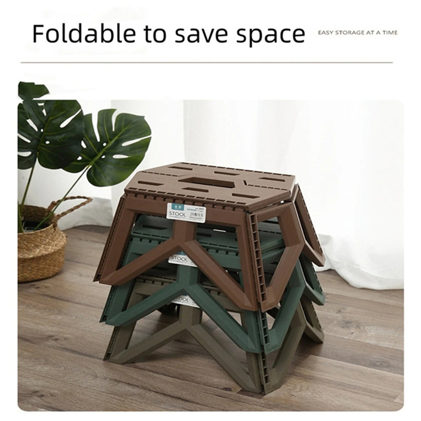 Outdoor Folding Stool – Portable High Load-Bearing Camping Chair for Fishing, Beach & Travel
