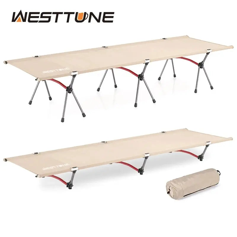 WESTTUNE Camping Cot – Ultralight Folding Bed for Backpacking, Hiking & Outdoor Travel