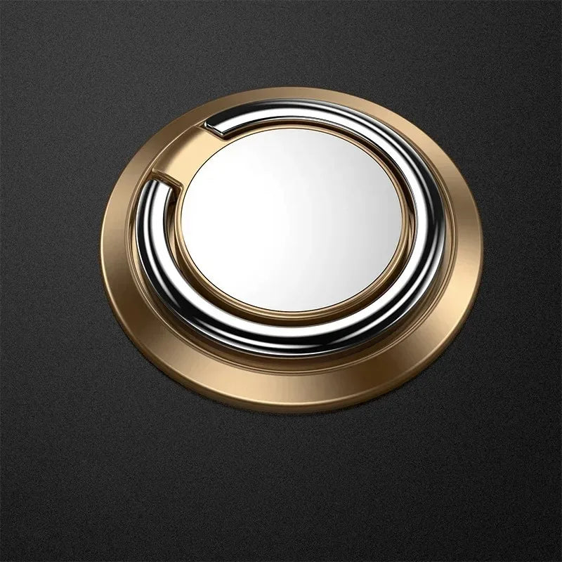 Mini Finger Ring Holder Stand Grip 360 Rotating For Mobile Phone Car Magnetic Mount Phone Back Sticker Pad Unniversal Bracket