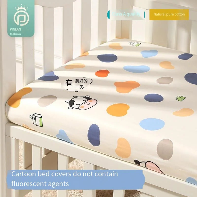 Fitted Bassinet Mattress Cover – Soft Crib Sheet for Newborns (90×50×5cm or 140×70×5cm)
