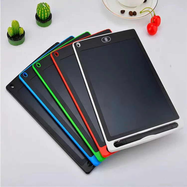 Multi-Size LCD Writing Tablet for Kids 6.5/8.5/10/12 Inch- Reusable Drawing Board, Eye Protection, Lock & Erase Educational Gift