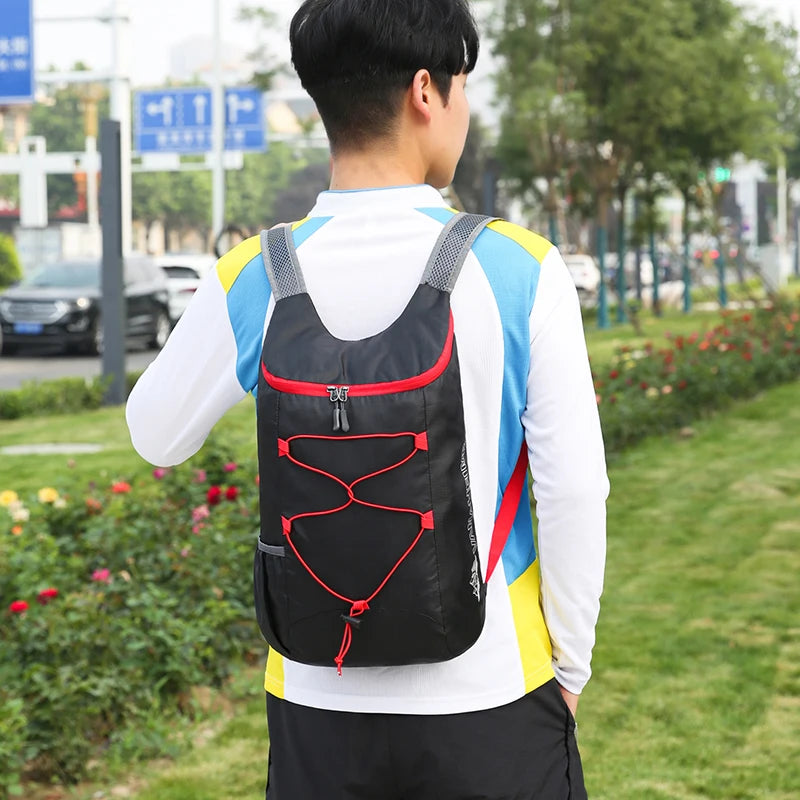 Small Foldable Lightweight Waterproof Sports Backpack – Portable Outdoor Camping & Hiking Bag
