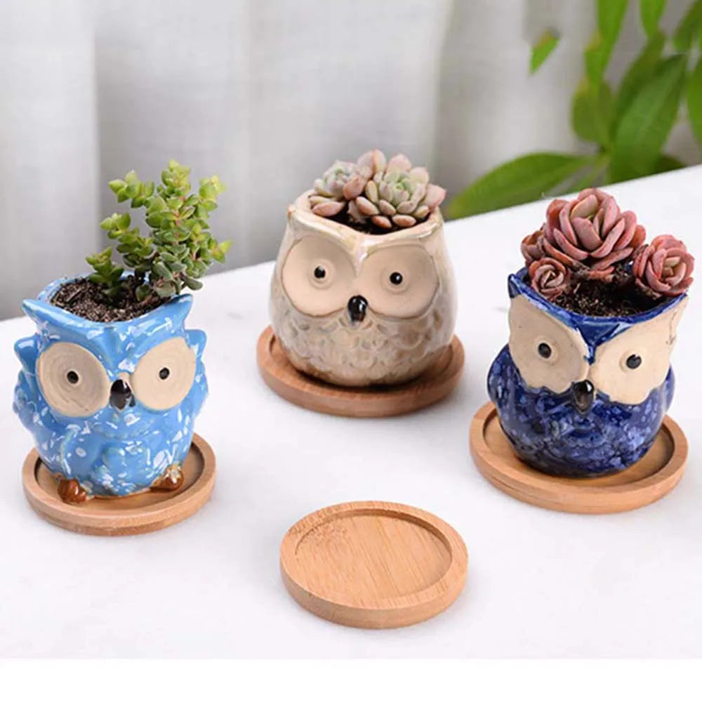 Bamboo Tray Saucer – Natural Wooden Coaster for Flower Pots, Cups & Kitchen Decor