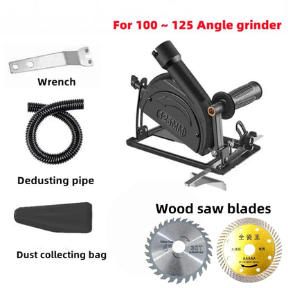 Angle Grinder Holder 45° Adjustable Angle Grinder Accessories, Safely Cutting and Grooving Multifunctional Non SKID Convenient