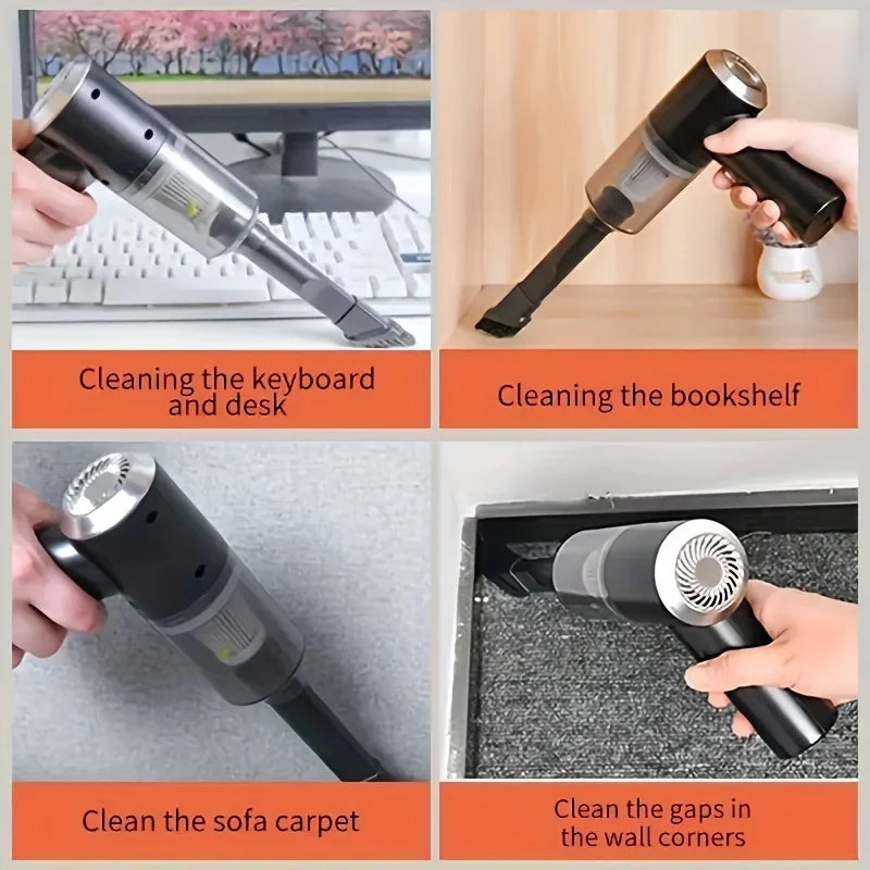 Wireless Handheld Car Vacuum – Cordless Auto Vacuum Cleaner 5500 Pa High Suction for Home & Car